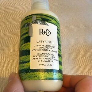 🧡 2/$40 R+Co Labyrinth 3-in-1 Texturizing Shampoo + Conditioner + Styler